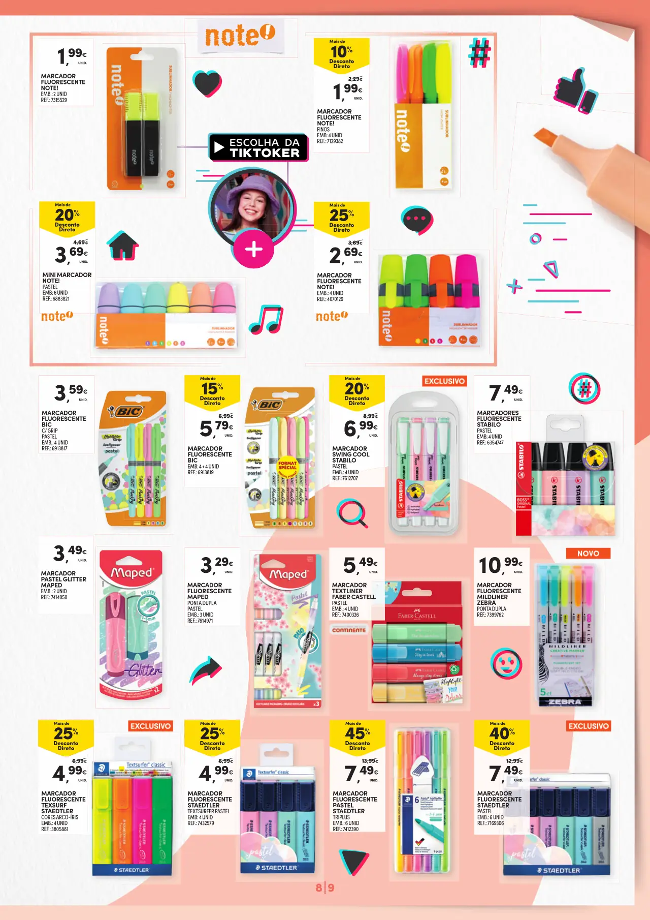 Folheto Continente especial Regresso &agrave;s Aulas (at&eacute; 17 setembro)