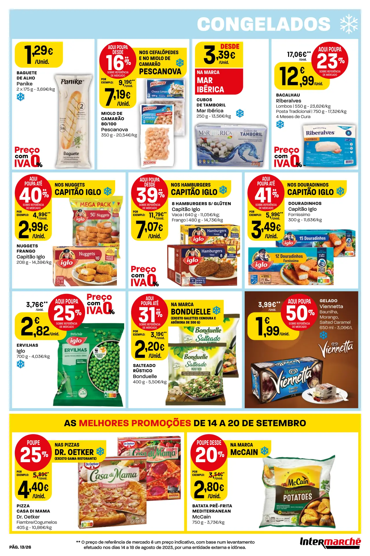 Antevis&atilde;o Folheto Intermarch&eacute; (14 a 20 setembro)