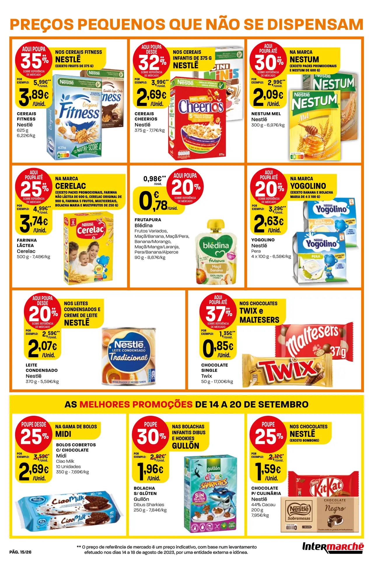 Antevis&atilde;o Folheto Intermarch&eacute; (14 a 20 setembro)