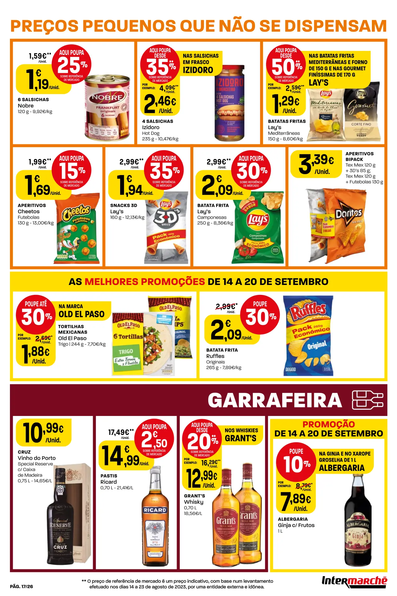 Antevis&atilde;o Folheto Intermarch&eacute; (14 a 20 setembro)