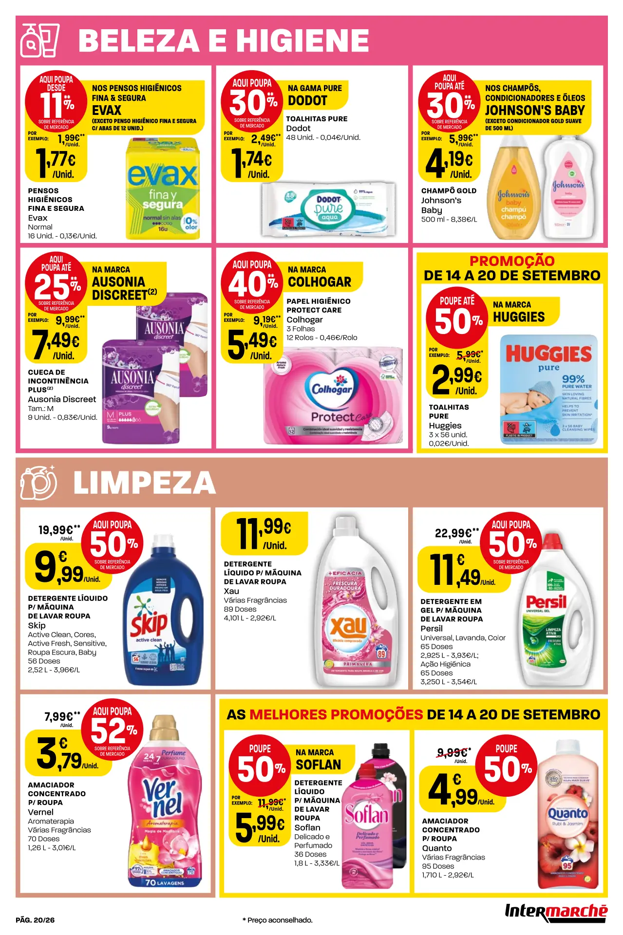 Antevis&atilde;o Folheto Intermarch&eacute; (14 a 20 setembro)