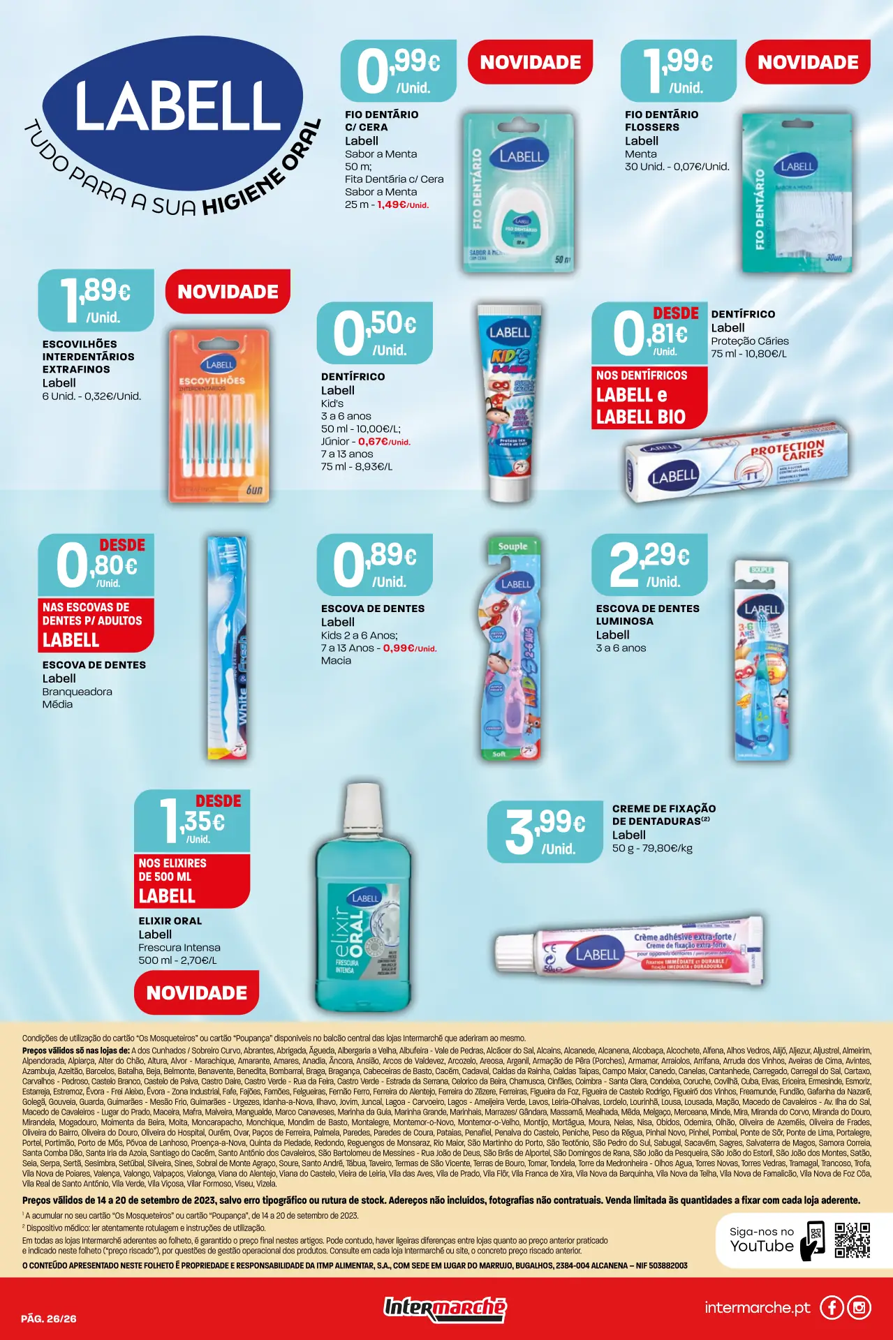 Antevis&atilde;o Folheto Intermarch&eacute; (14 a 20 setembro)