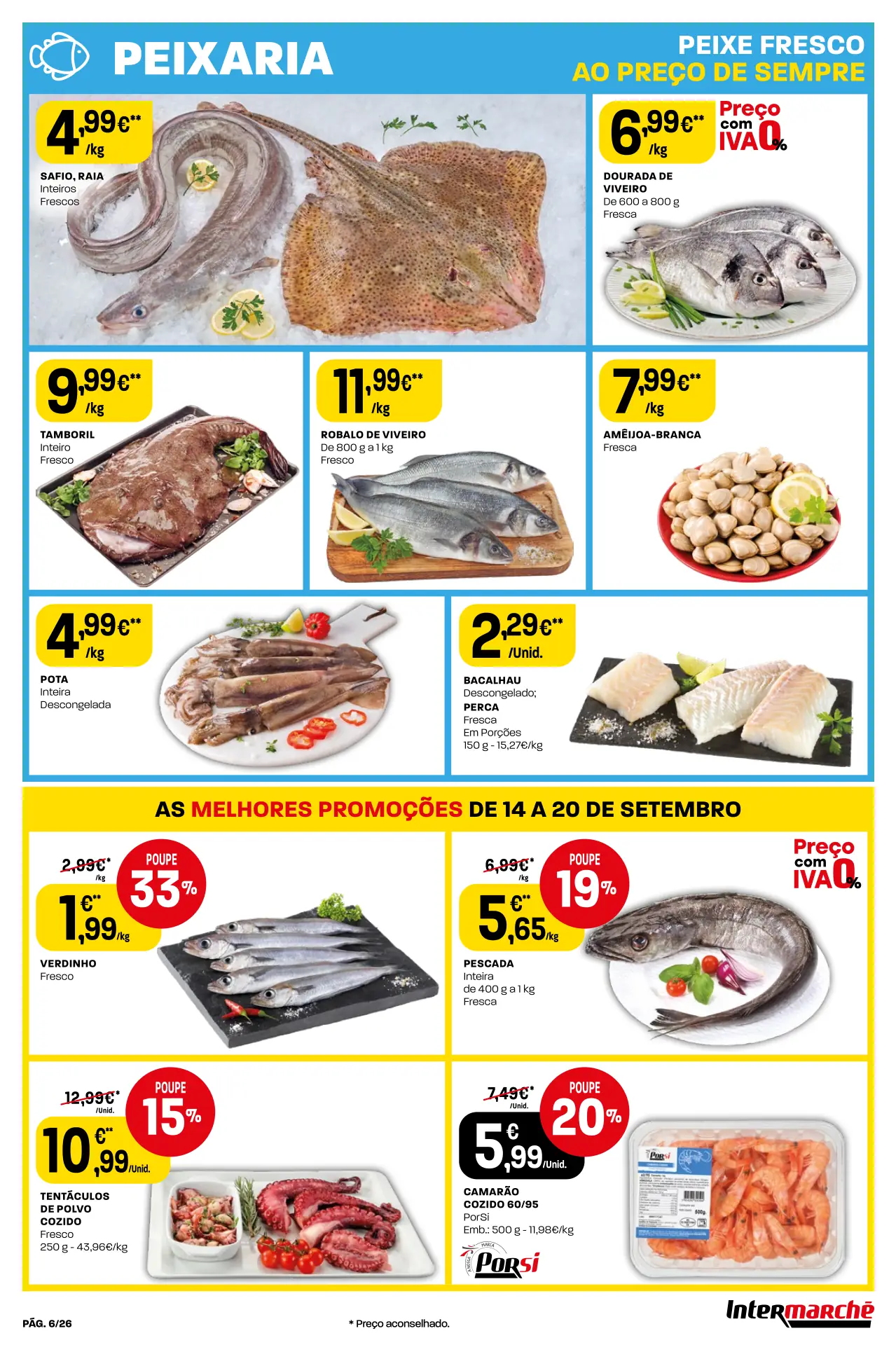 Antevis&atilde;o Folheto Intermarch&eacute; (14 a 20 setembro)