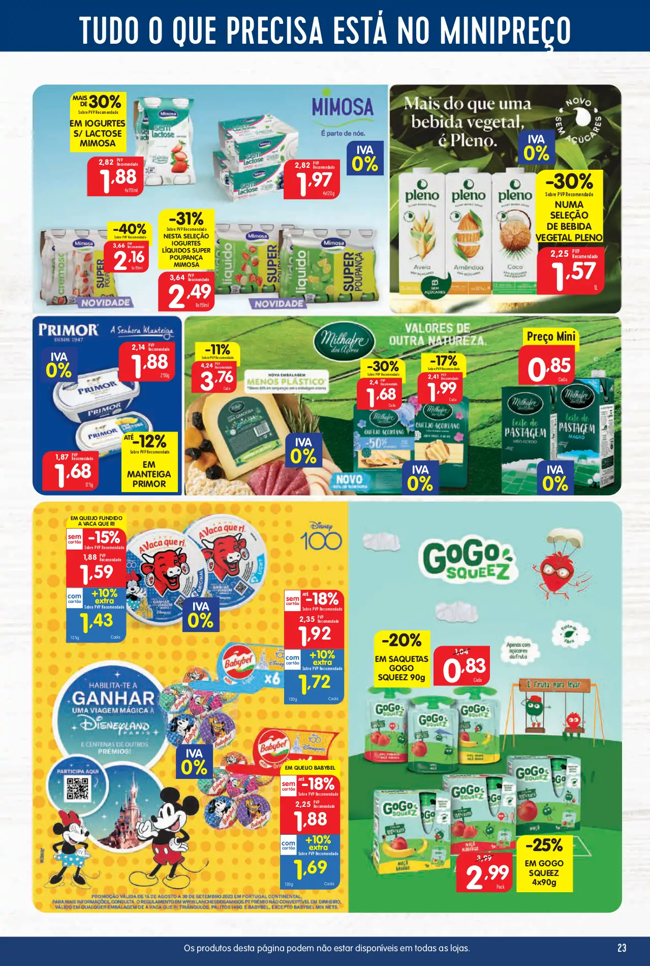 Folheto Minipre&ccedil;o desta semana (7 a 13 setembro)