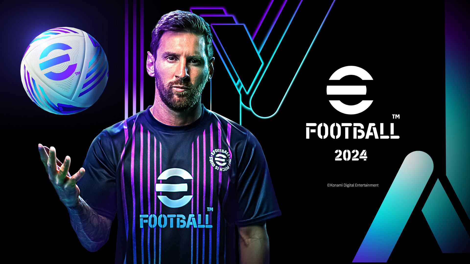 eFootball 2024 foi lan&ccedil;ado e Messi mant&eacute;m-se como embaixador do jogo