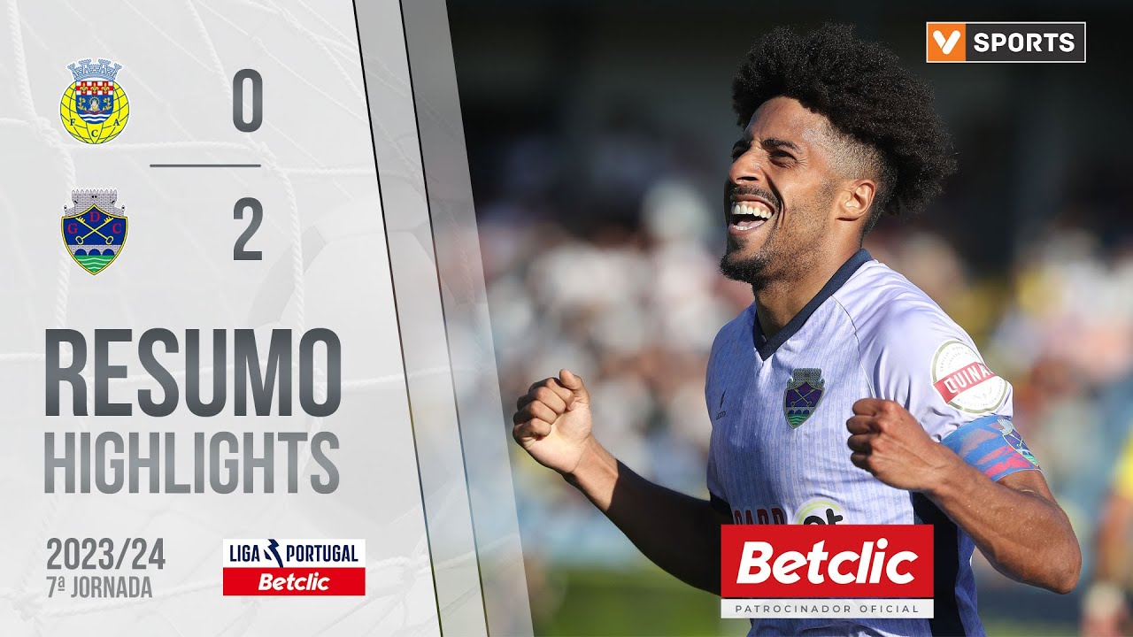 Resumo: FC Arouca 0-2 Desp. Chaves (Liga 23/24 #7)