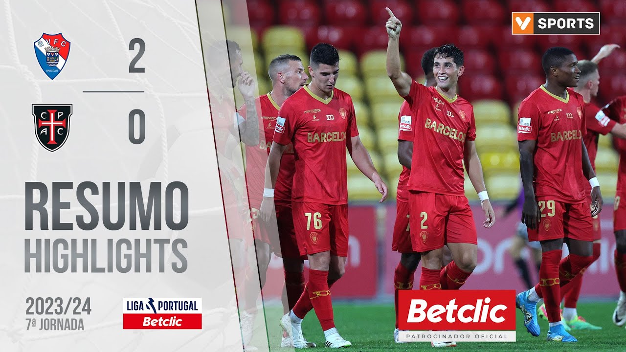 Resumo: Gil Vicente 2-0 Casa Pia AC (Liga 23/24 #7)