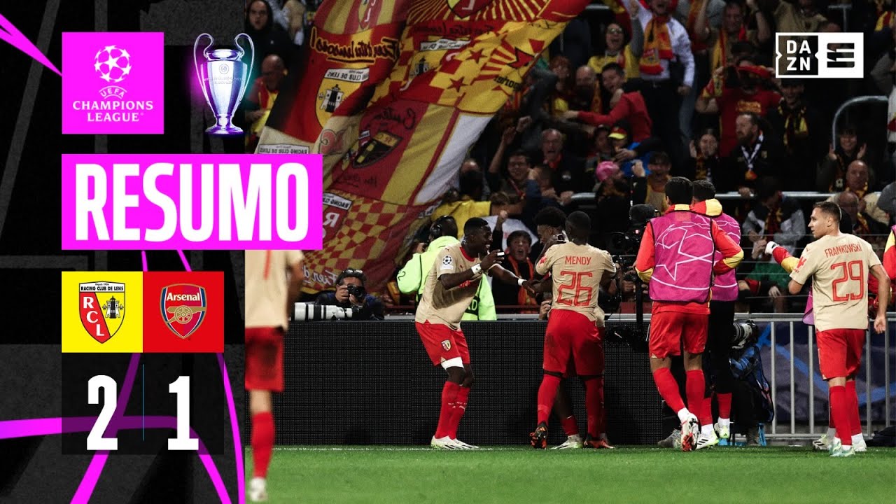Resumo | Lens 2-1 Arsenal | Champions League 23/24