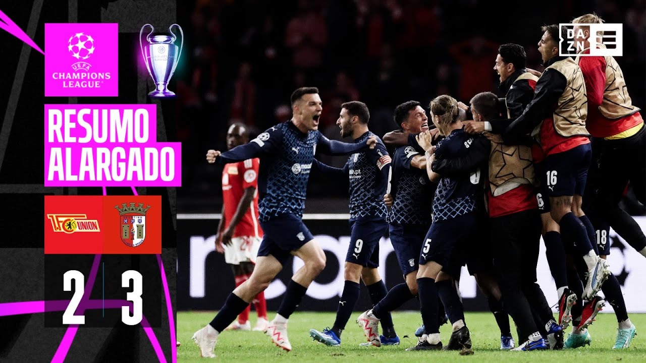 Resumo Alargado | Union Berlin 2-3 SC Braga | Champions League 23/24