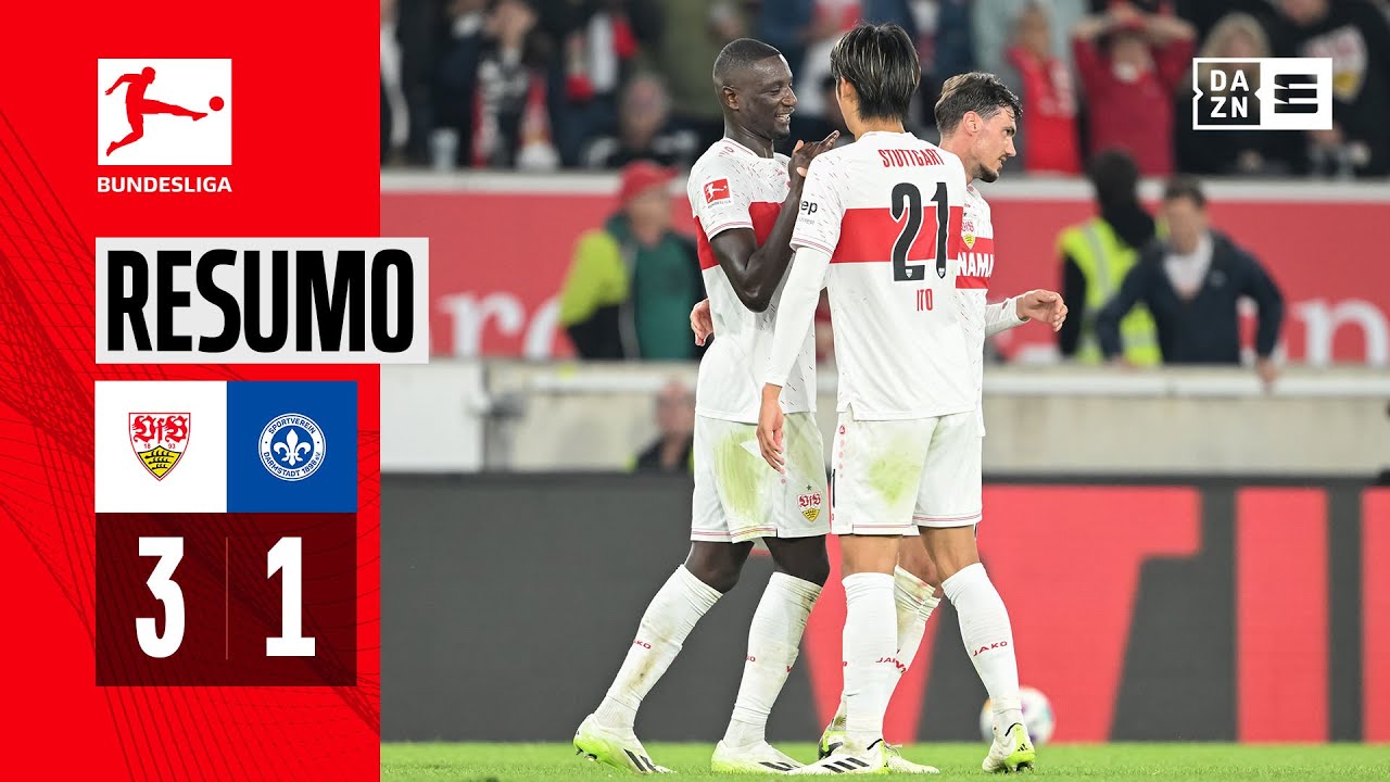 Resumo | Stuttgart 3-1 Darmstadt | Bundesliga 23/24