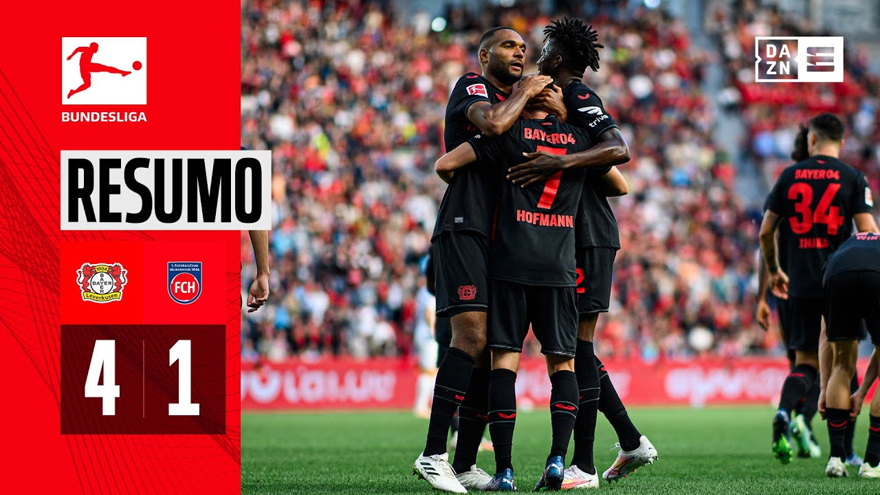 Resumo | Leverkusen 4-1 Heidenheim | Bundesliga 23/24