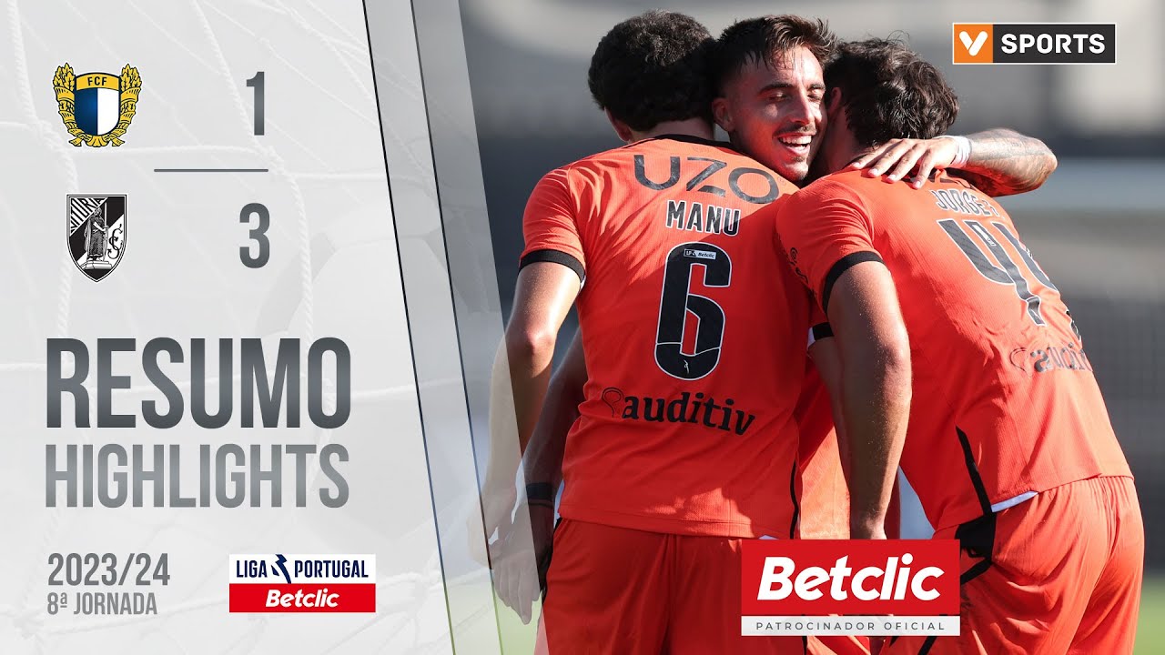 Resumo: Famalic&atilde;o 1-3 Vit&oacute;ria SC (Liga 23/24 #8)