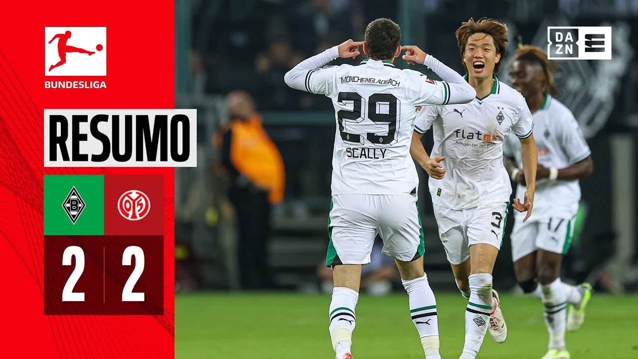 Resumo | M’Gladbach 2-2 Mainz | Bundesliga 23/24