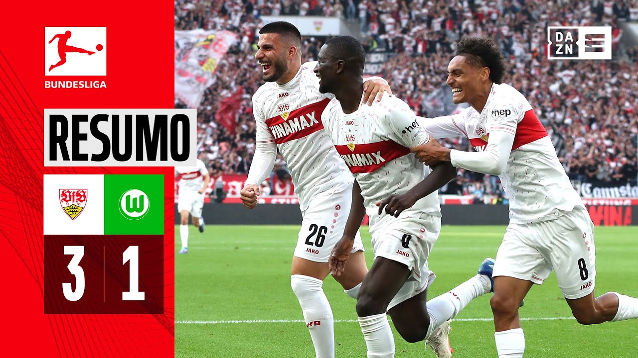 Resumo | Stuttgart 3-1 Wolfsburg | Bundesliga 23/24