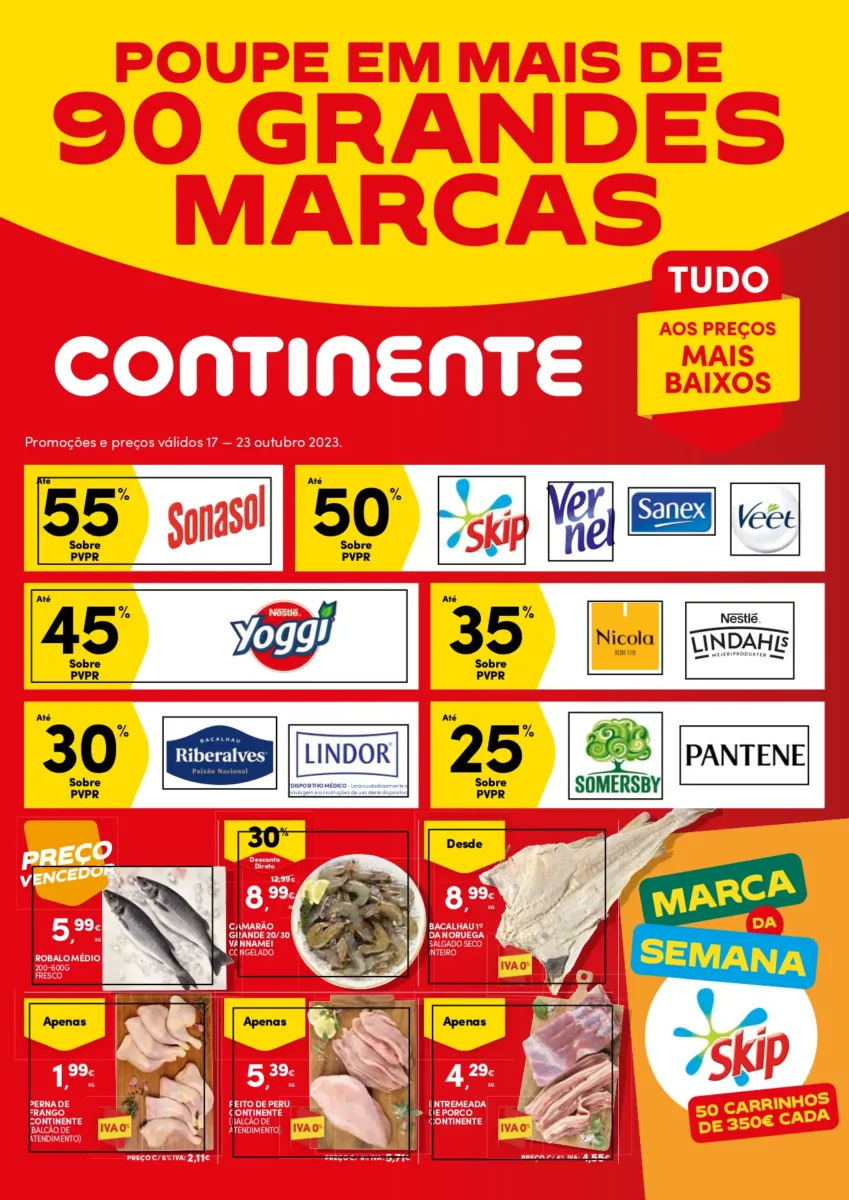 Folheto Continente (17 a 23 de outubro)