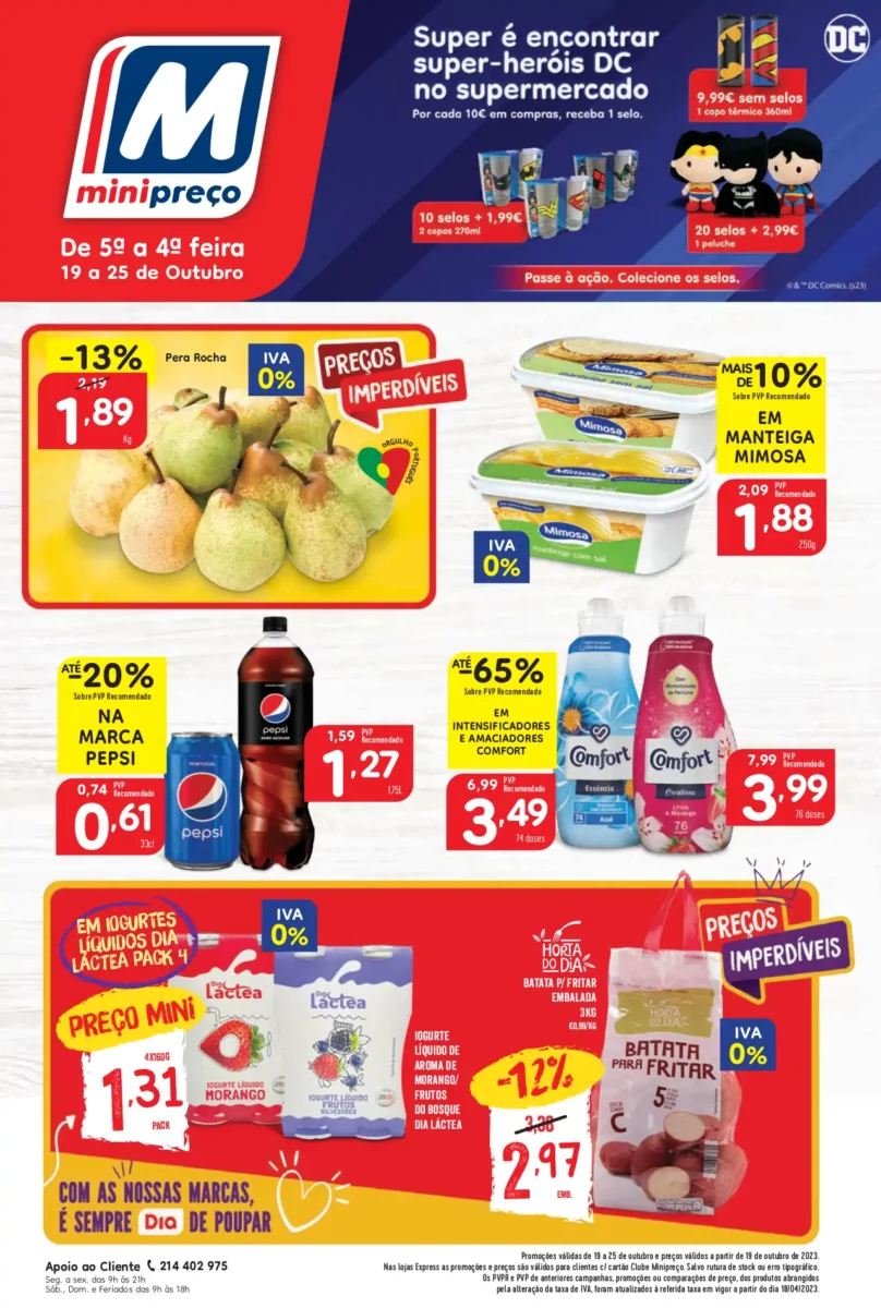 Folheto Minipre&ccedil;o desta semana (19 a 25 outubro)