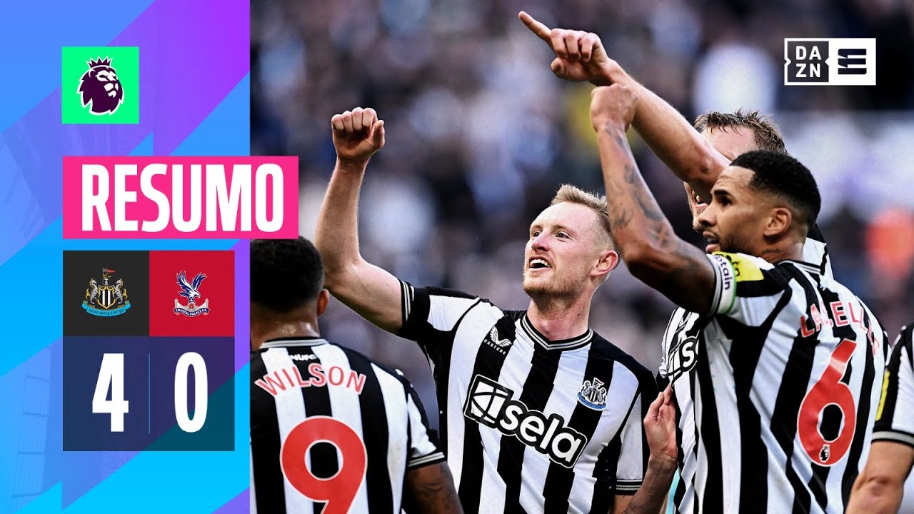 Resumo | Newcastle 4-0 Crystal Palace | Premier League 23/24