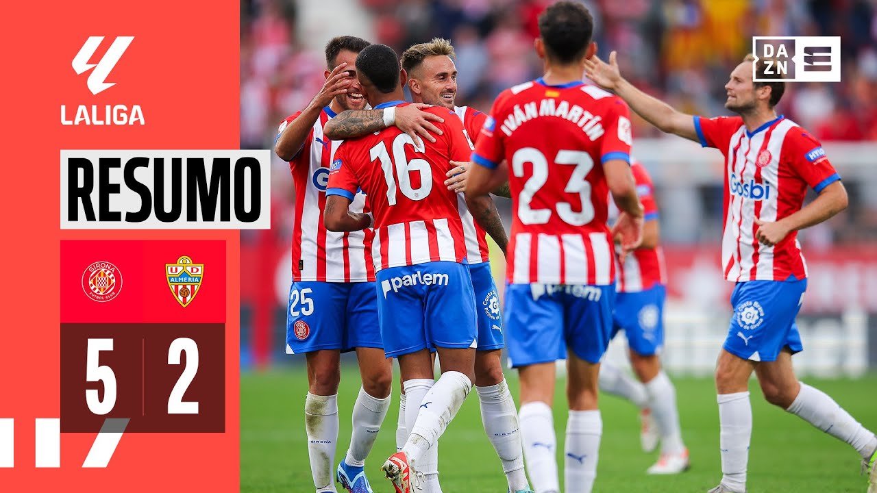 Resumo | Girona 5-2 Almeria | LaLiga 23/24