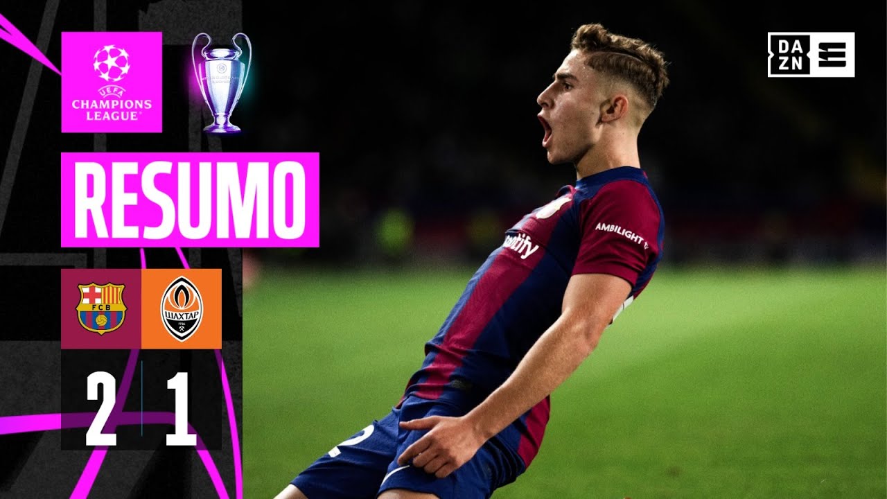Resumo | Barcelona 2-1 Shakhtar Donetsk | Champions League 23/24