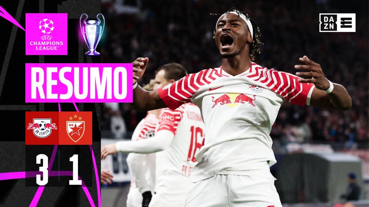 Resumo | Leipzig 3-1 Estrela Vermelha | Champions League 23/24