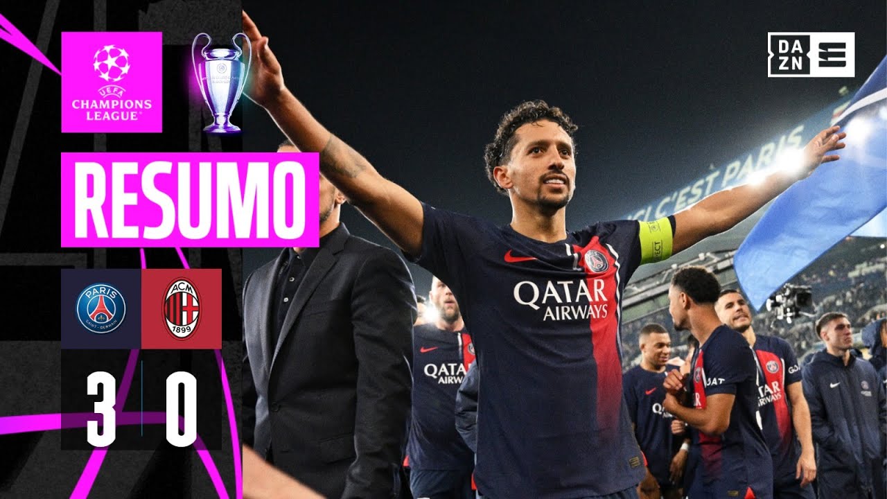 Resumo | PSG 3-0 Milan | Champions League 23/24