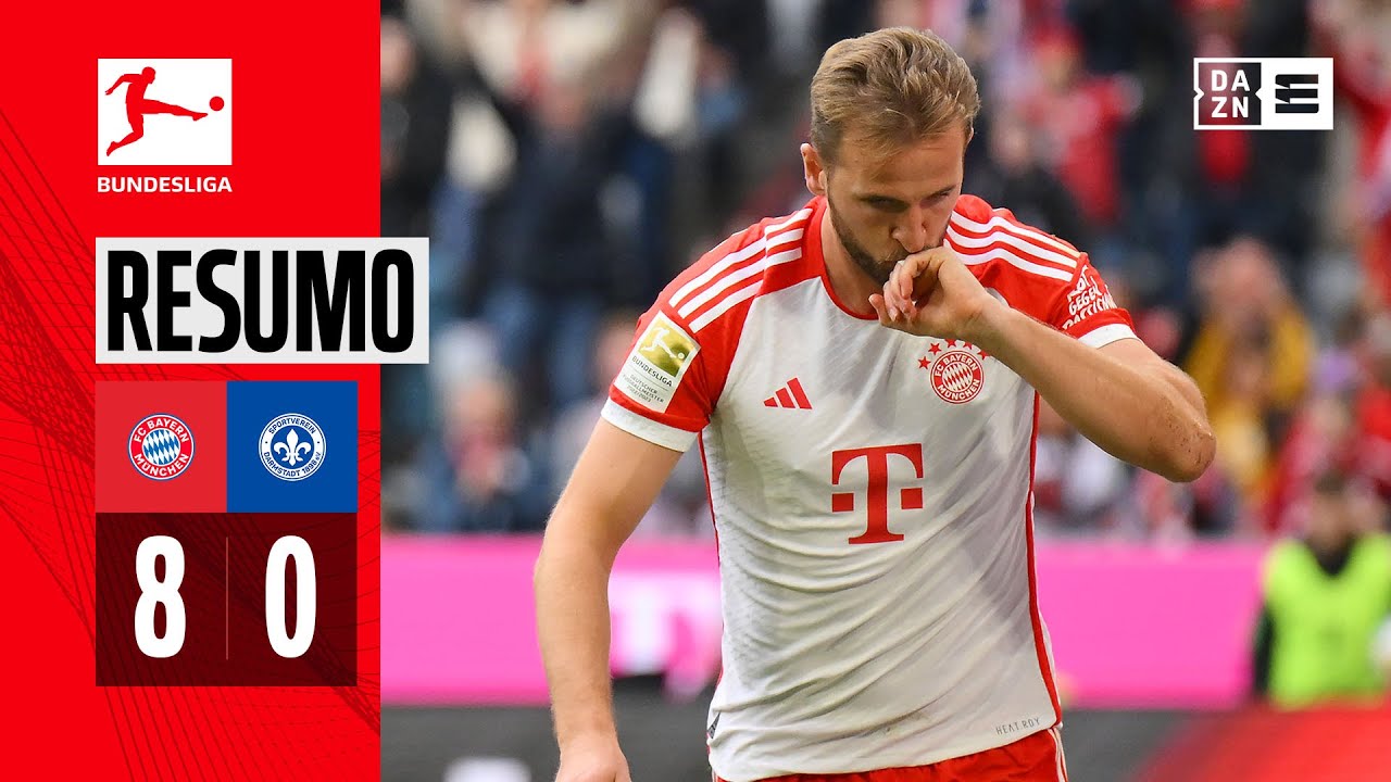 Resumo | Bayern 8-0 Darmstadt | Bundesliga 23/24