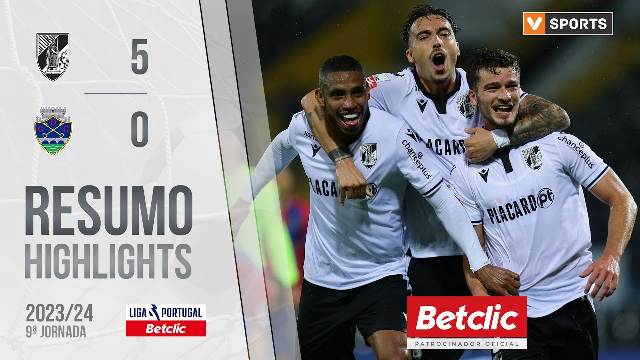 Resumo: Vit&oacute;ria SC 5-0 Desp. Chaves (Liga 23/24 #9)