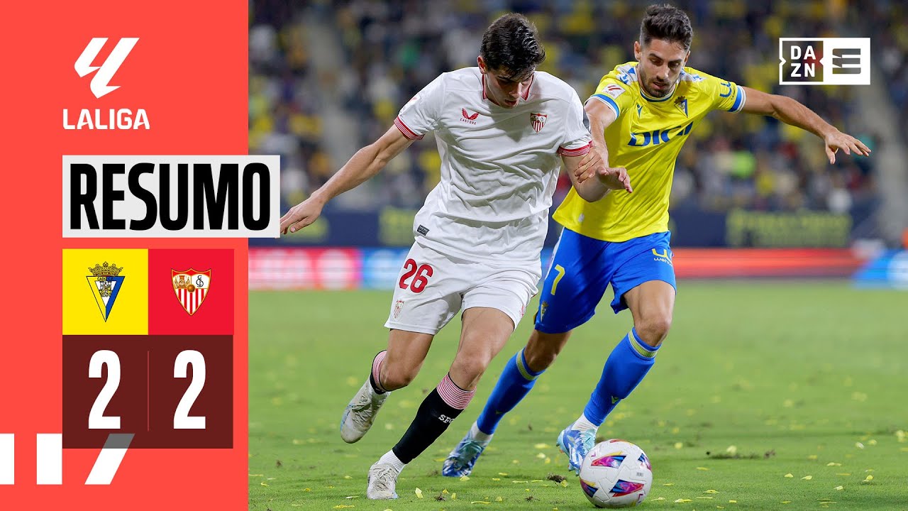 Resumo | C&aacute;diz 2-2 Sevilla | LaLiga 23/24