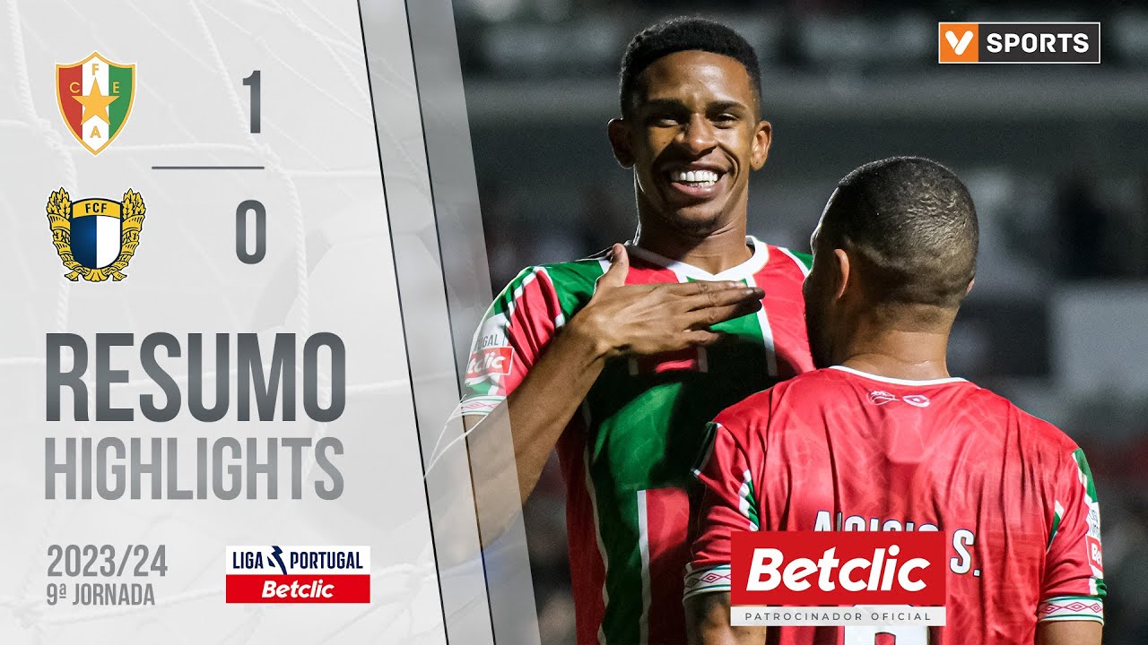 Resumo: Estrela Amadora 1-0 Famalic&atilde;o (Liga 23/24 #9)