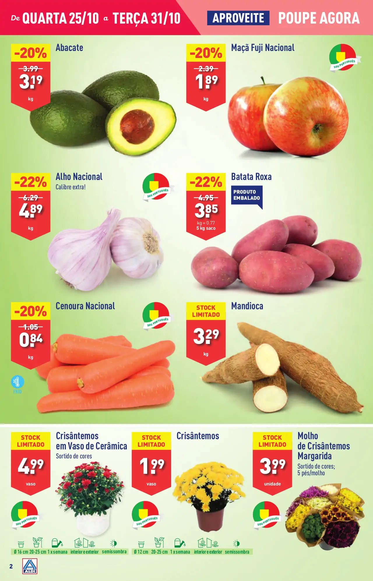 Antevis&atilde;o Folheto ALDI (25 a 31 outubro)