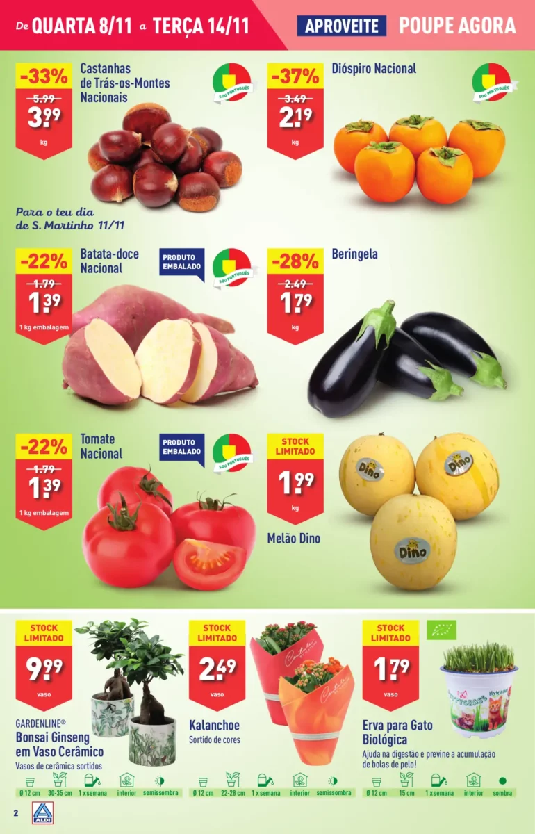 Antevis&atilde;o Folheto ALDI (8 a 14 novembro)