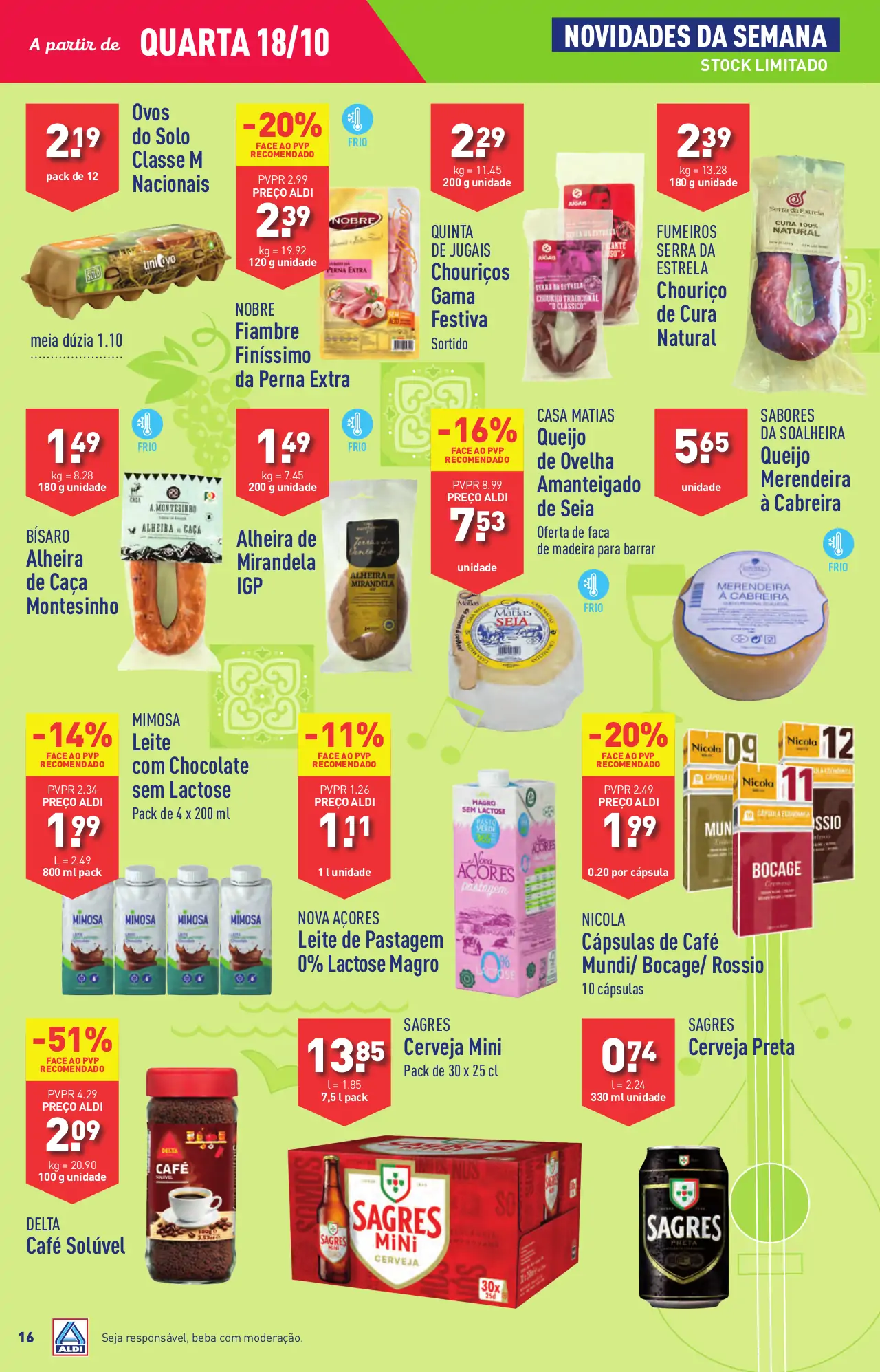 Antevis&atilde;o Folheto ALDI (18 a 24 outubro)
