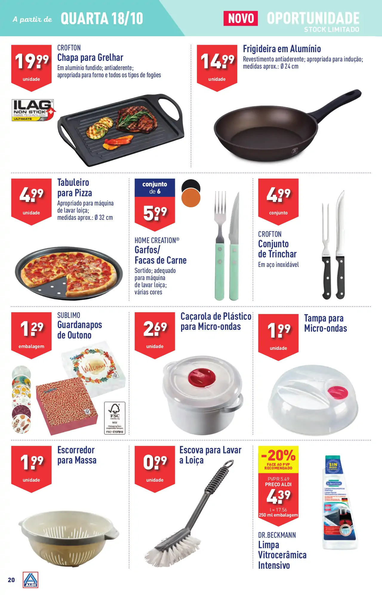 Antevis&atilde;o Folheto ALDI (18 a 24 outubro)