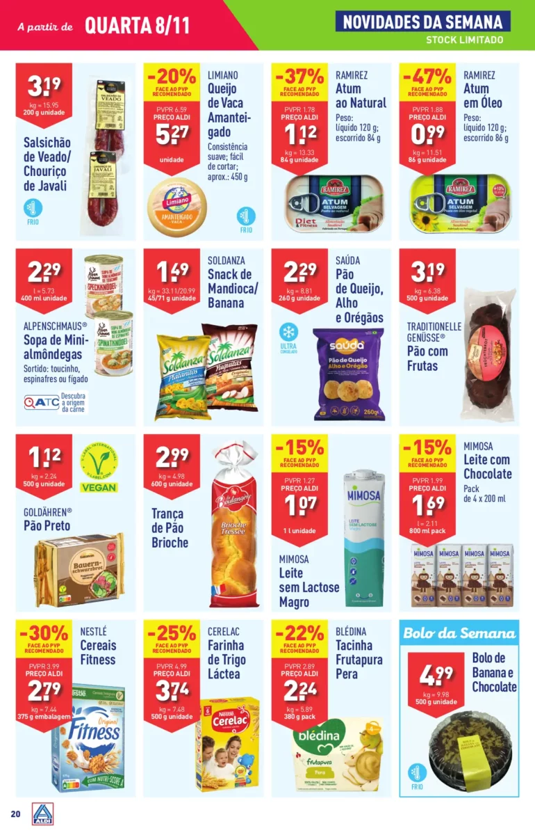 Antevis&atilde;o Folheto ALDI (8 a 14 novembro)