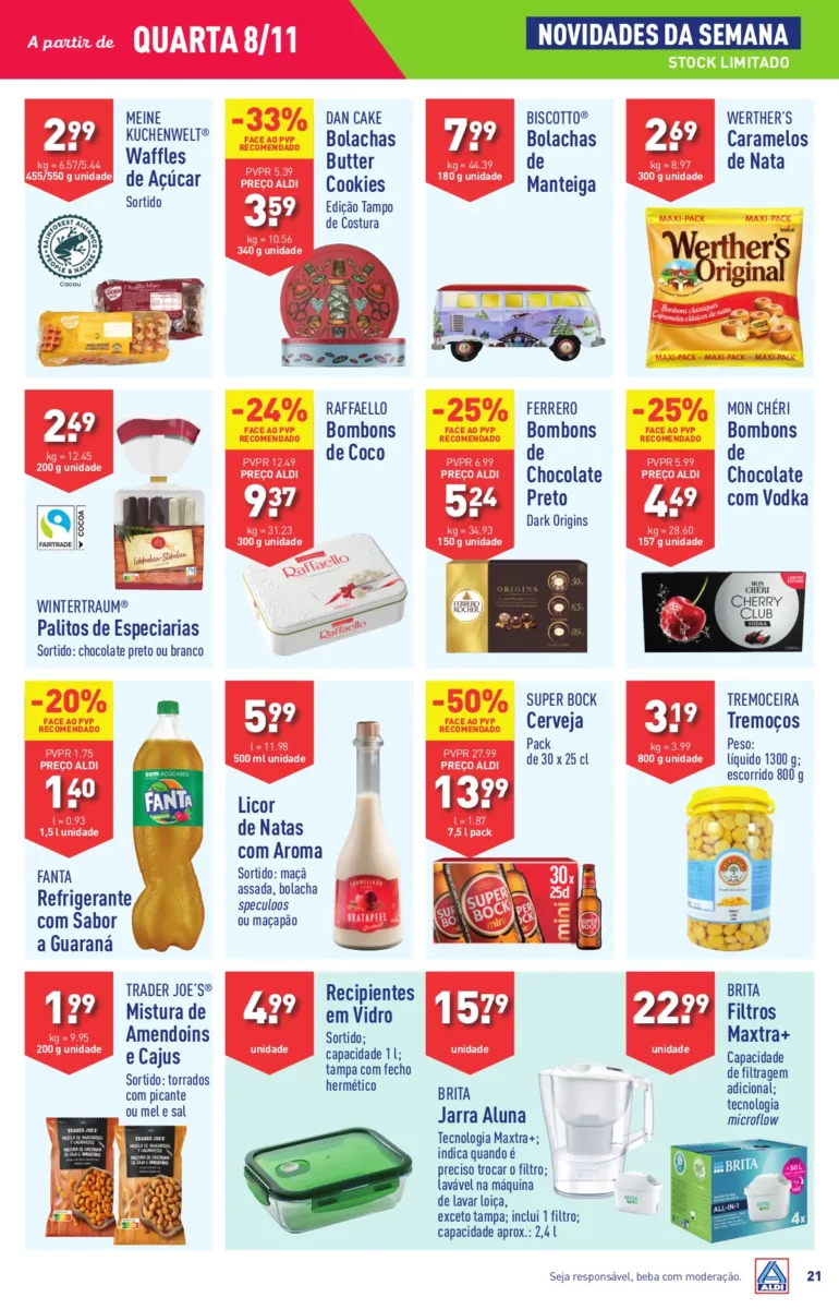 Antevis&atilde;o Folheto ALDI (8 a 14 novembro)