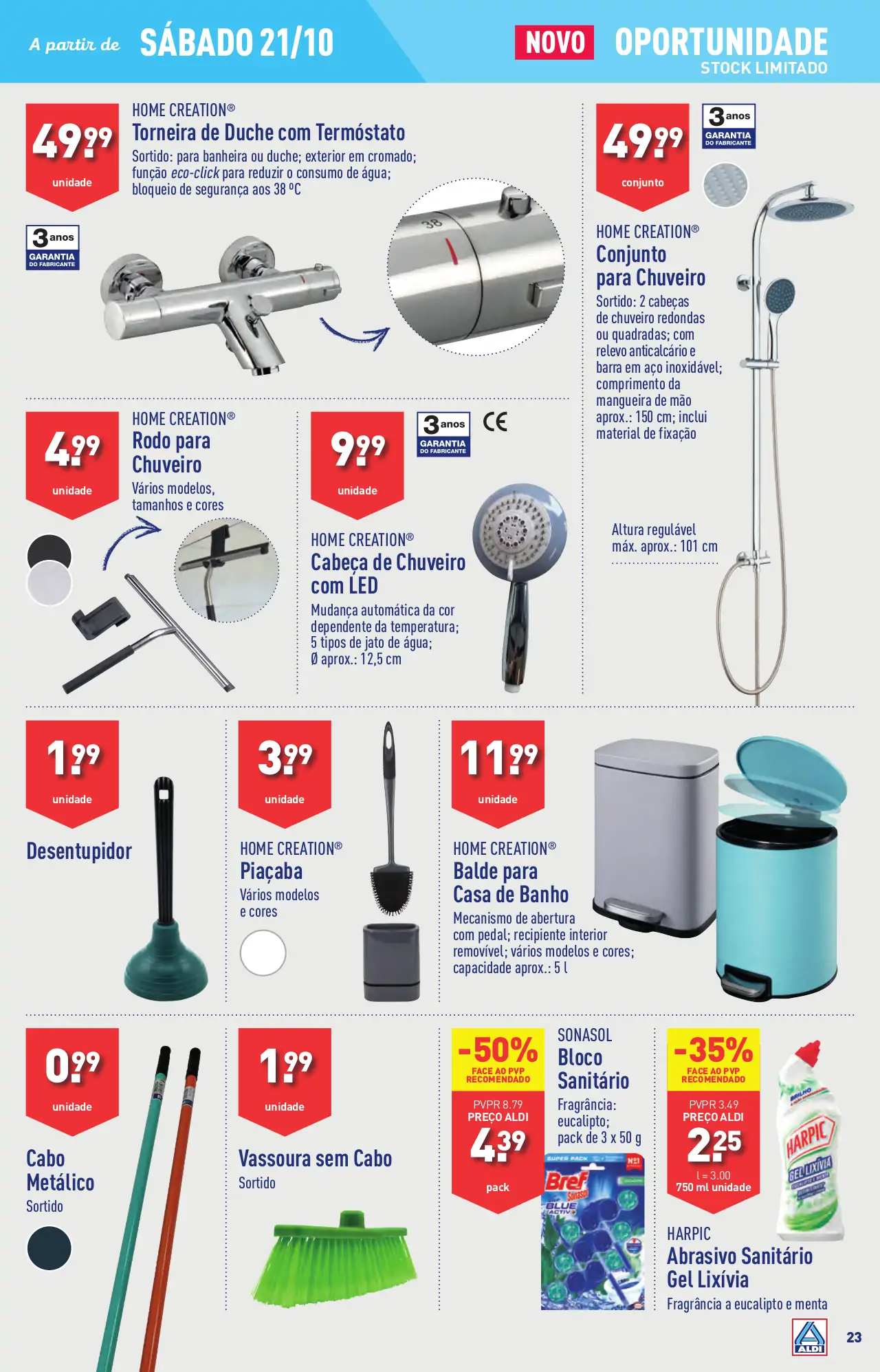 Antevis&atilde;o Folheto ALDI (18 a 24 outubro)