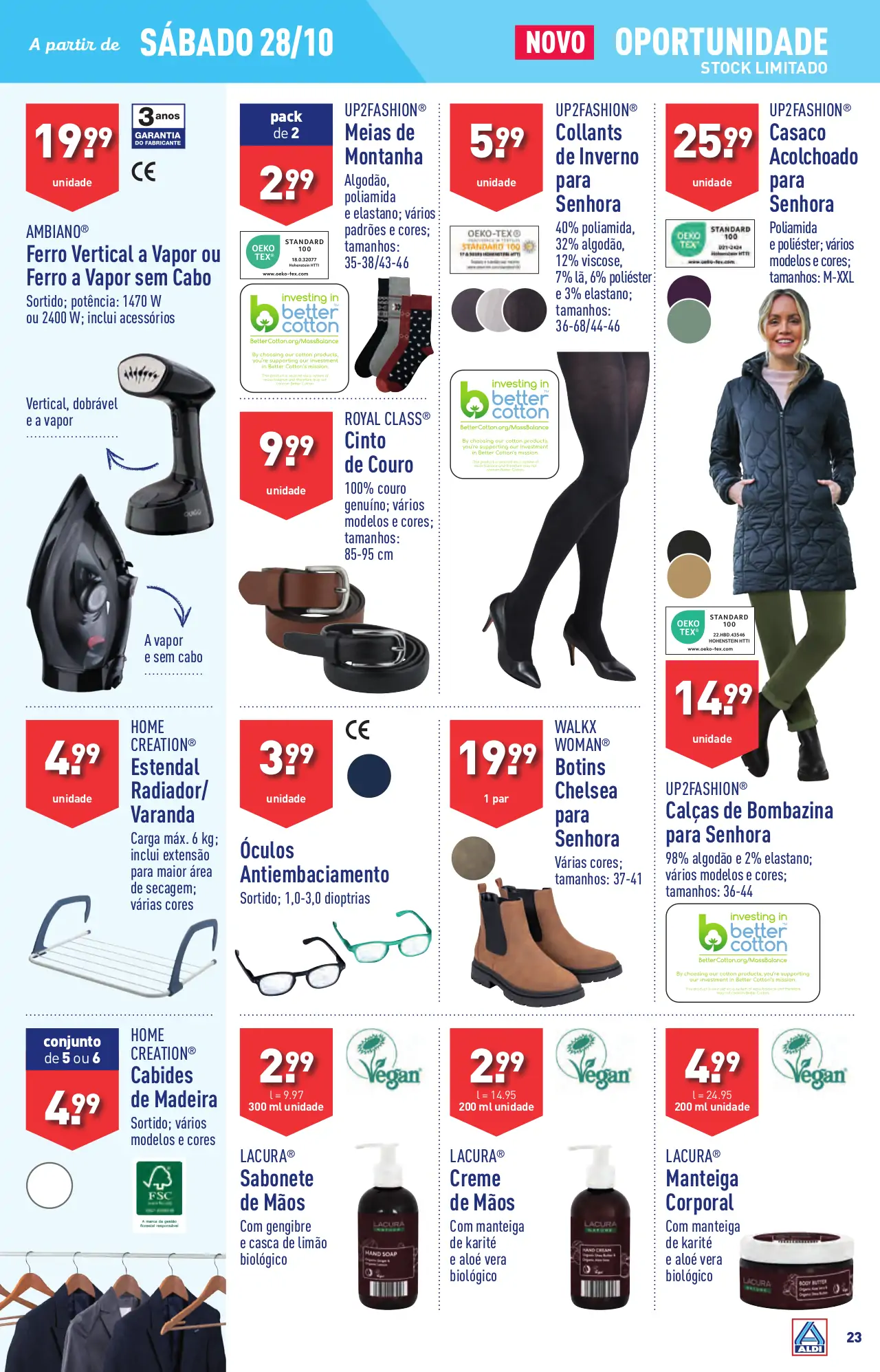 Antevis&atilde;o Folheto ALDI (25 a 31 outubro)