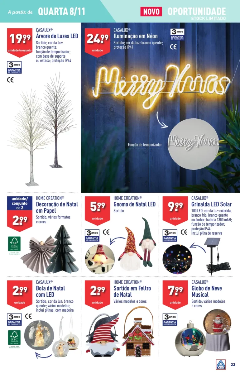 Antevis&atilde;o Folheto ALDI (8 a 14 novembro)