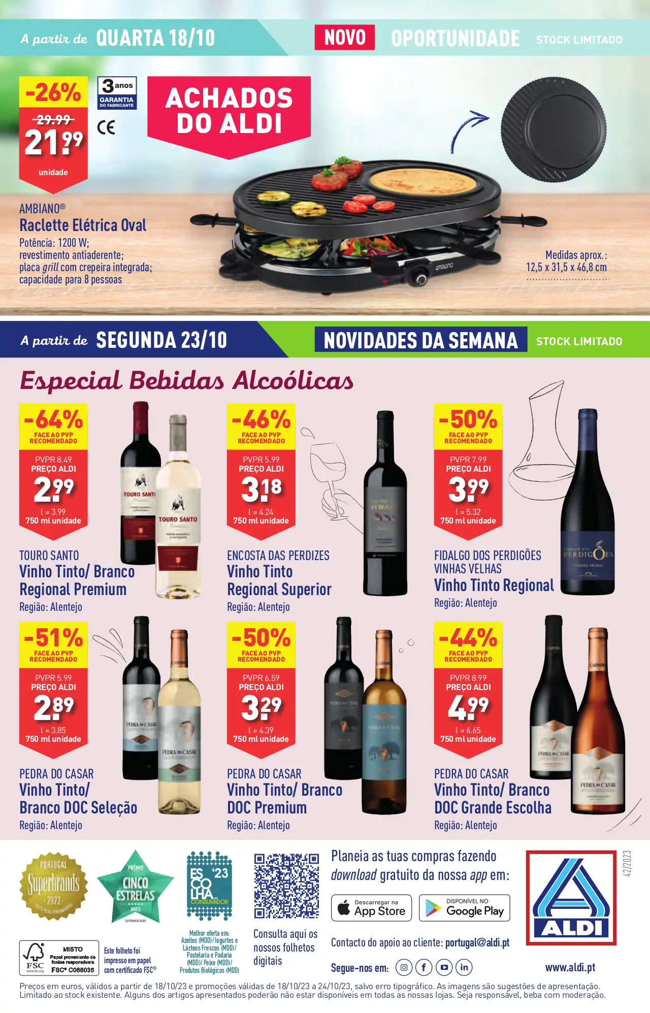 Antevis&atilde;o Folheto ALDI (18 a 24 outubro)