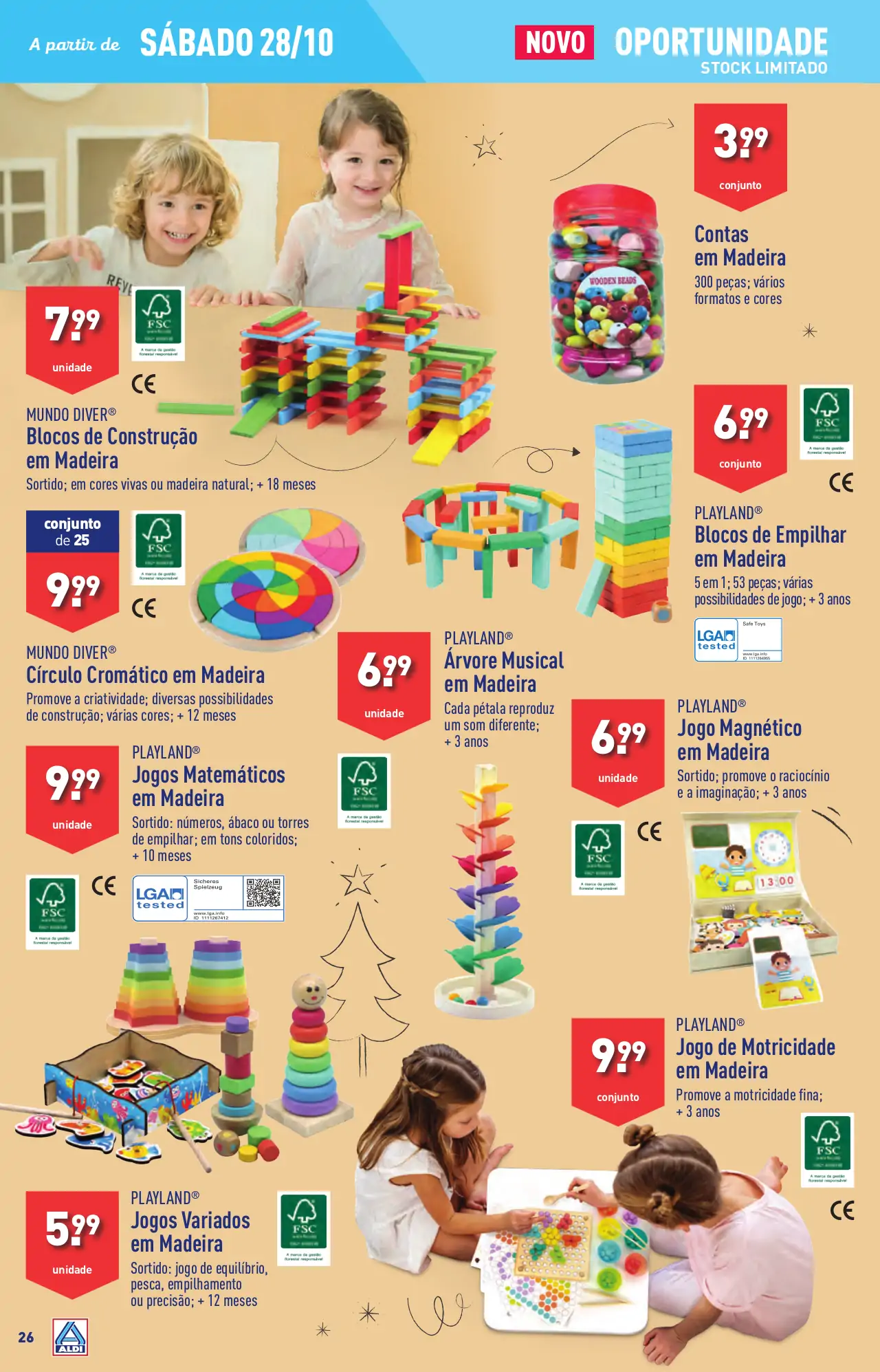 Antevis&atilde;o Folheto ALDI (25 a 31 outubro)