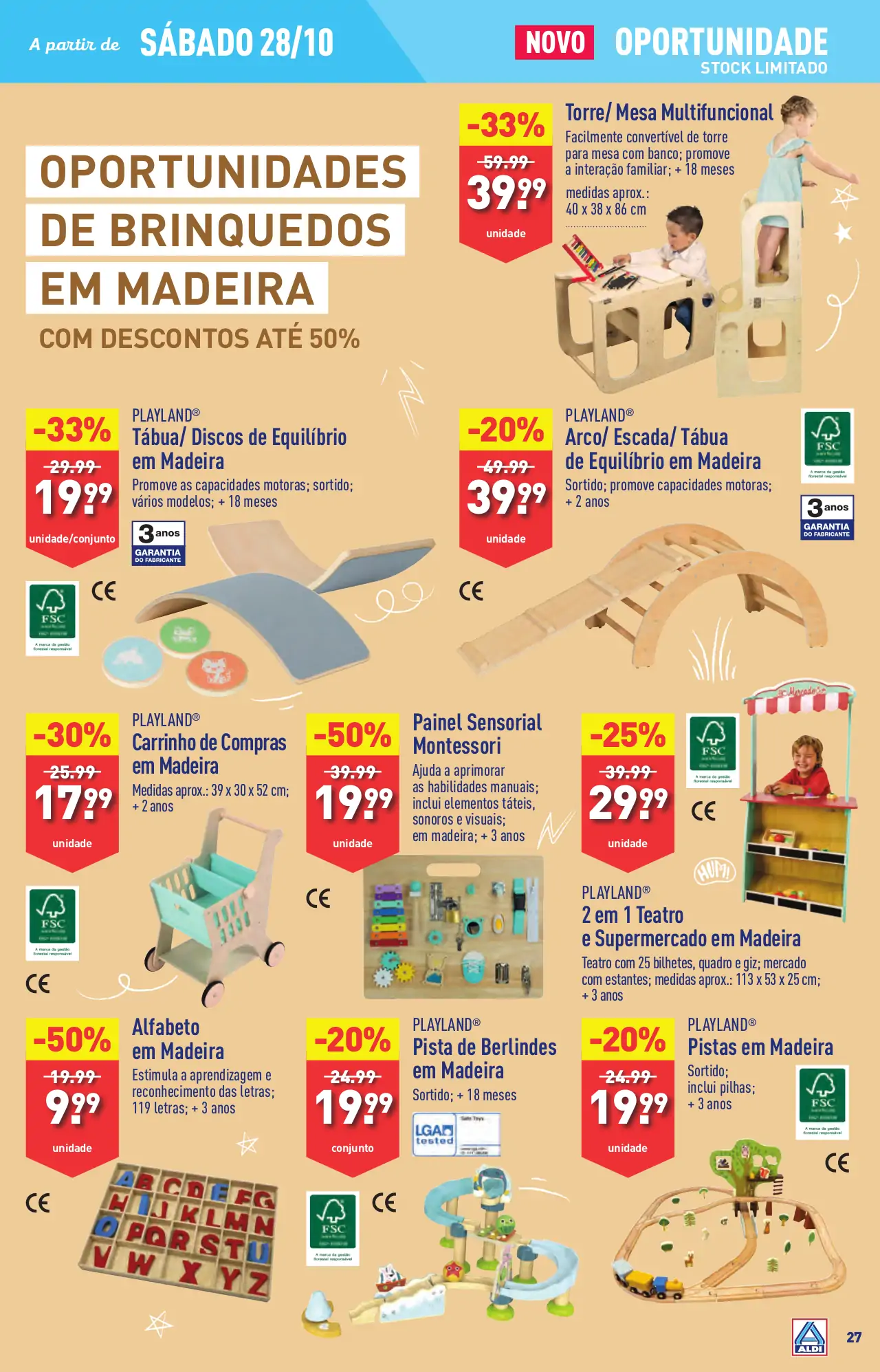 Antevis&atilde;o Folheto ALDI (25 a 31 outubro)