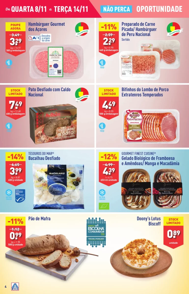 Antevis&atilde;o Folheto ALDI (8 a 14 novembro)