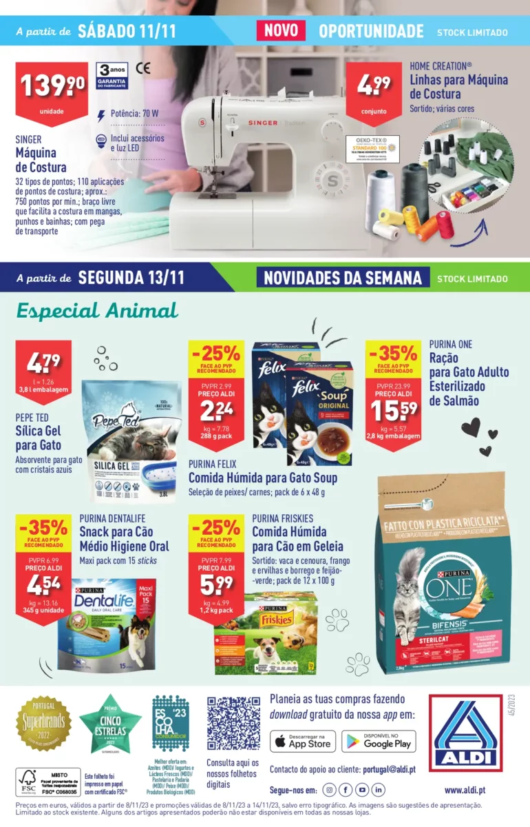 Antevis&atilde;o Folheto ALDI (8 a 14 novembro)