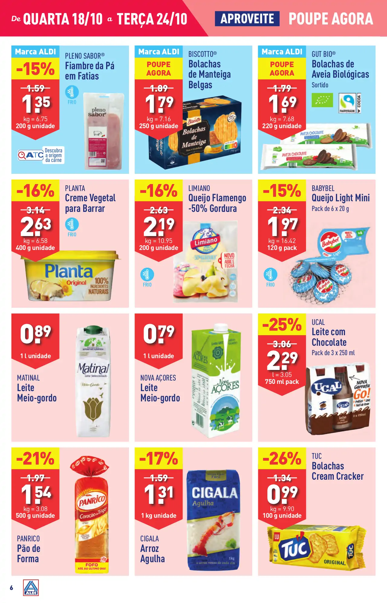 Antevis&atilde;o Folheto ALDI (18 a 24 outubro)