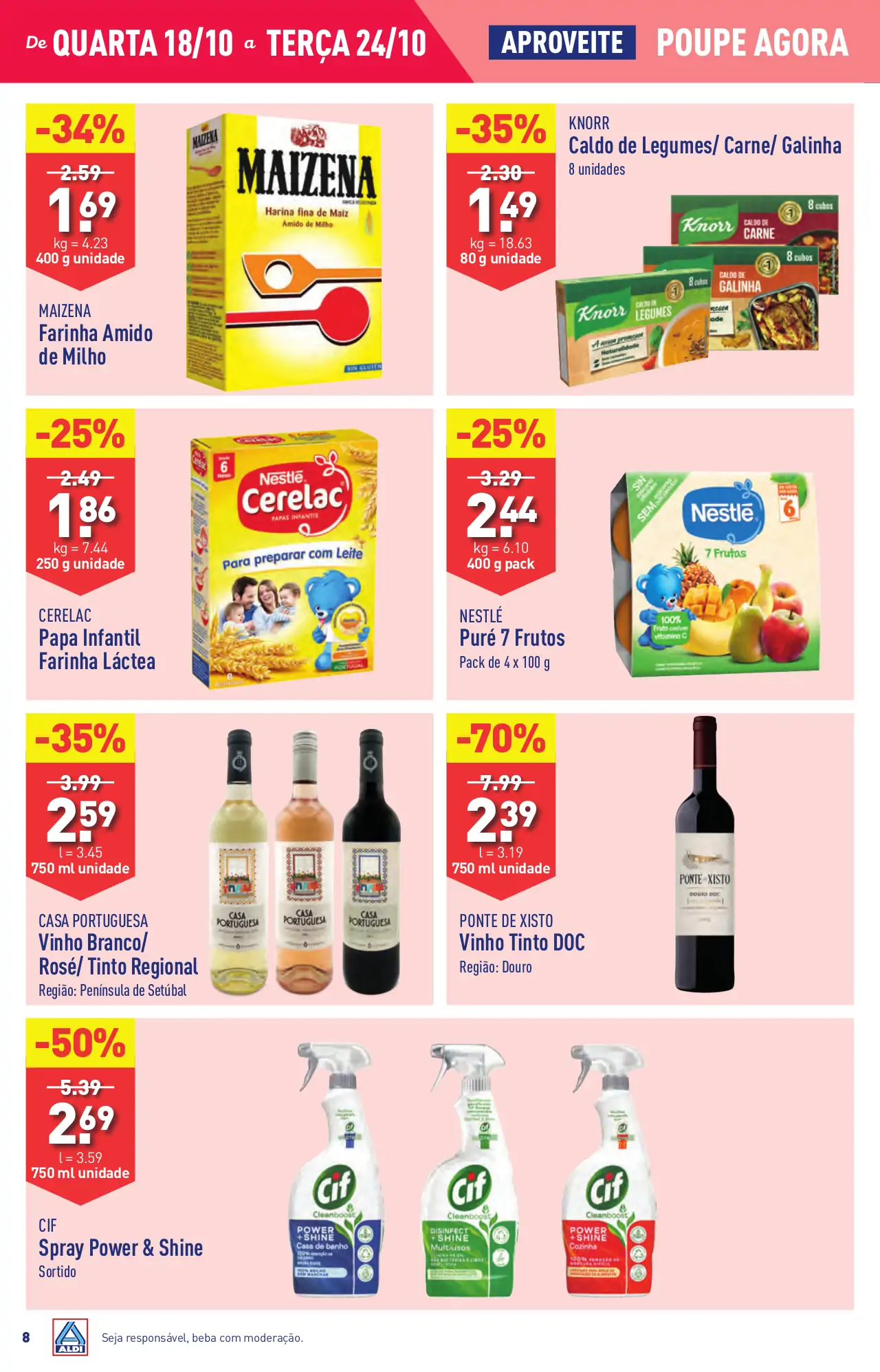 Antevis&atilde;o Folheto ALDI (18 a 24 outubro)