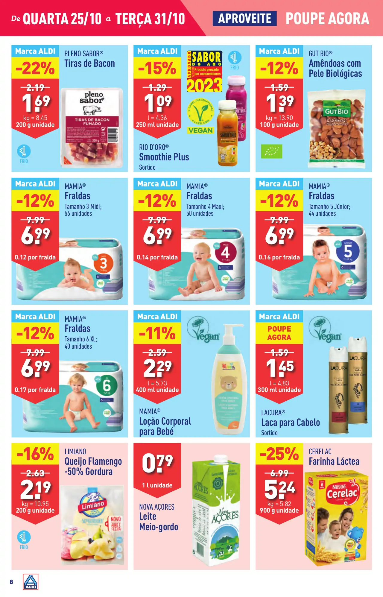 Antevis&atilde;o Folheto ALDI (25 a 31 outubro)