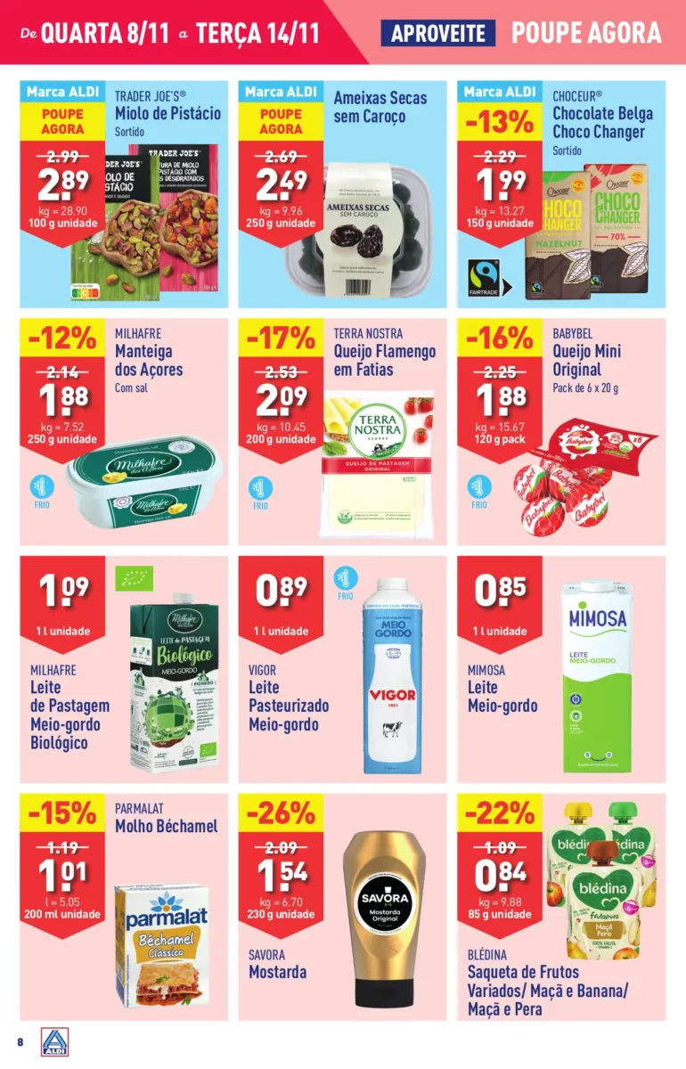 Antevis&atilde;o Folheto ALDI (8 a 14 novembro)