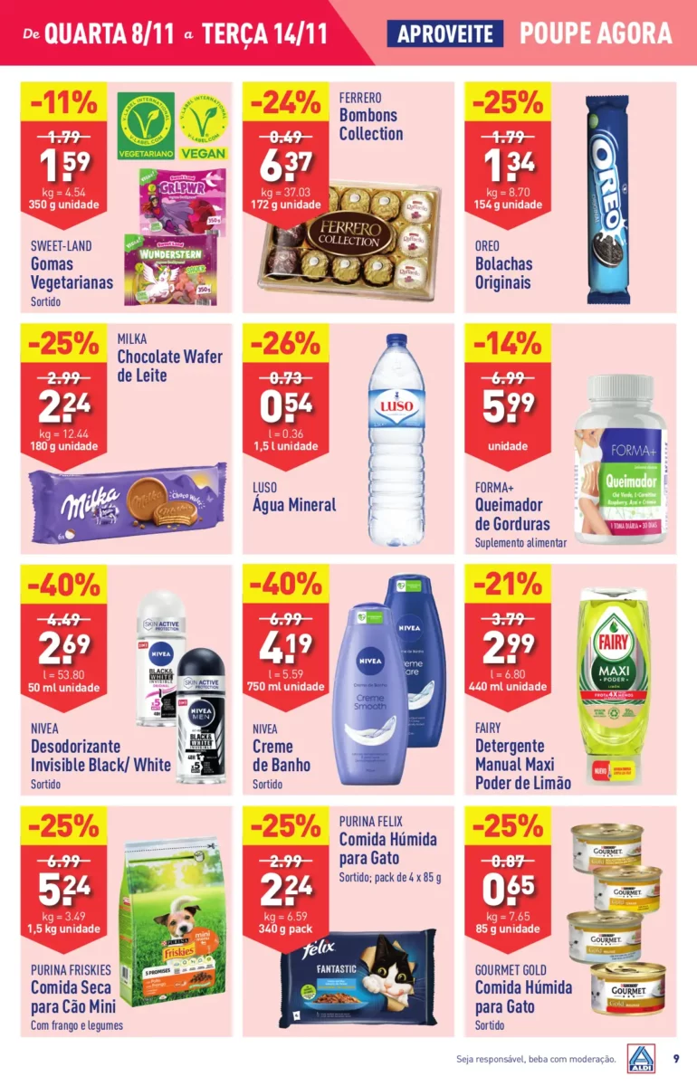 Antevis&atilde;o Folheto ALDI (8 a 14 novembro)