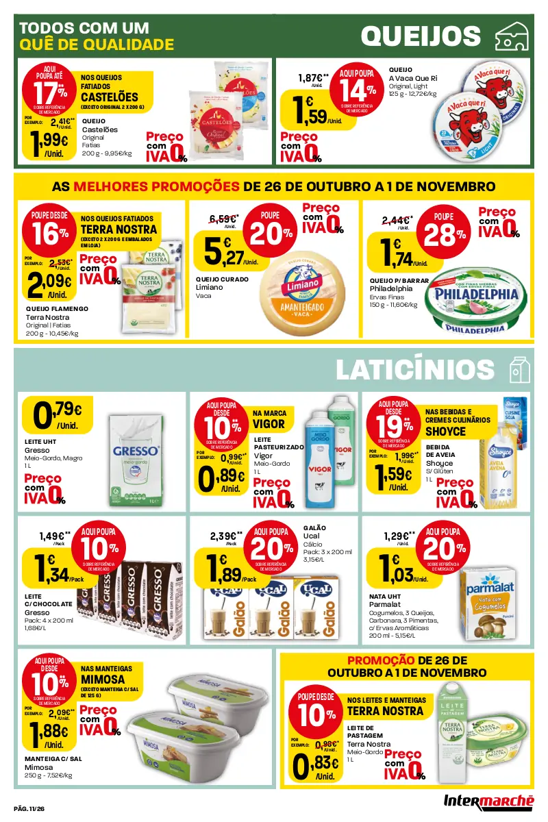 Antevis&atilde;o Folheto Intermarch&eacute; (26 outubro a 1 novembro)