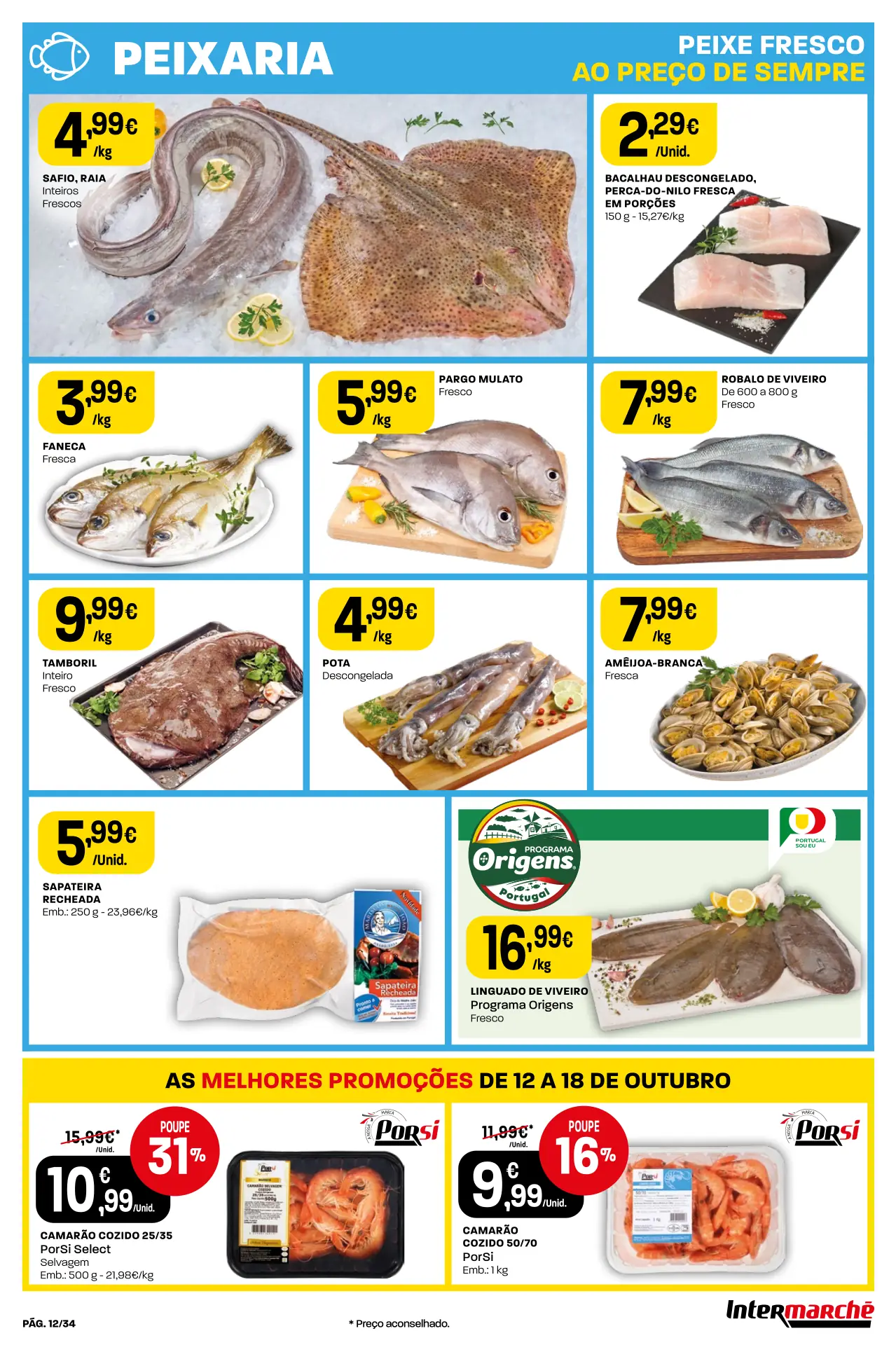 Antevis&atilde;o Folheto Intermarch&eacute; (12 a 18 outubro)